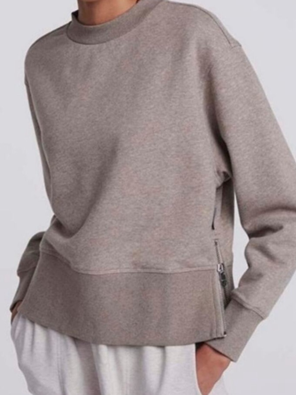 Varley Eton Sweat - Taupe